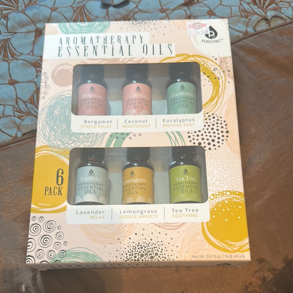 Aromatherapy Essential Oils 6-Pack